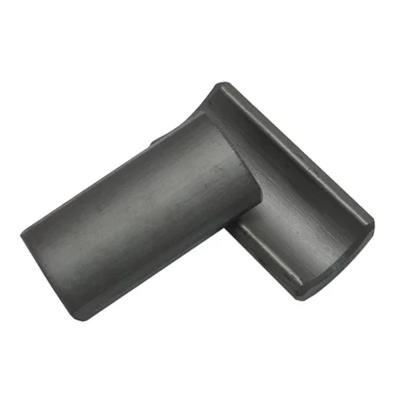 A ferrite magnet with clear view of its shape and structure, suitable for various applications