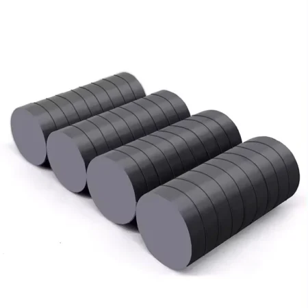 Image of ferrite material showcasing its physical appearance and potential uses