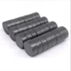 A close - up shot of a ferrite magnet, highlighting its solid structure and magnetic surface