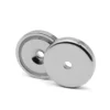 Close - up of a Customizable NdFeB Magnet, highlighting its precision - crafted surface for tailored uses