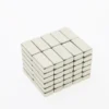 N52 neodymium magnets (square blocks, 10×10×10mm, nickel coating) for bulk applications.