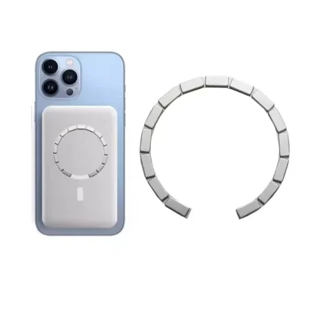 Single magsafe magnetic ring, N52 grade, nickel - coated, sheet - shaped