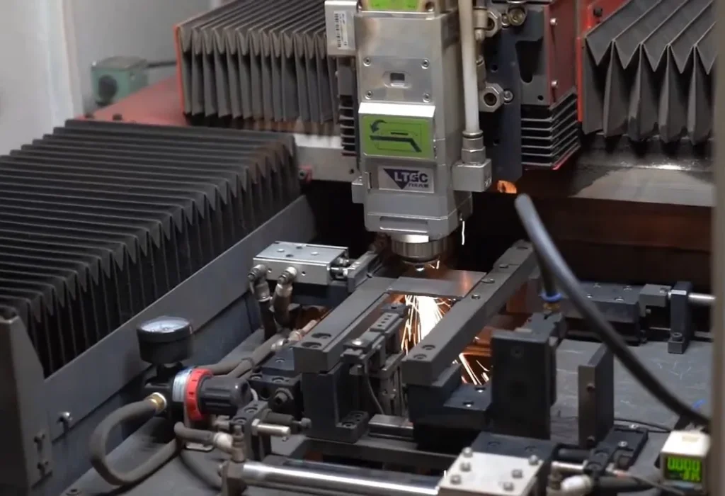 Equipment Close – up Close - up of advanced magnet processing equipment at CORT Magnet’s factory, highlighting precision engineering.
